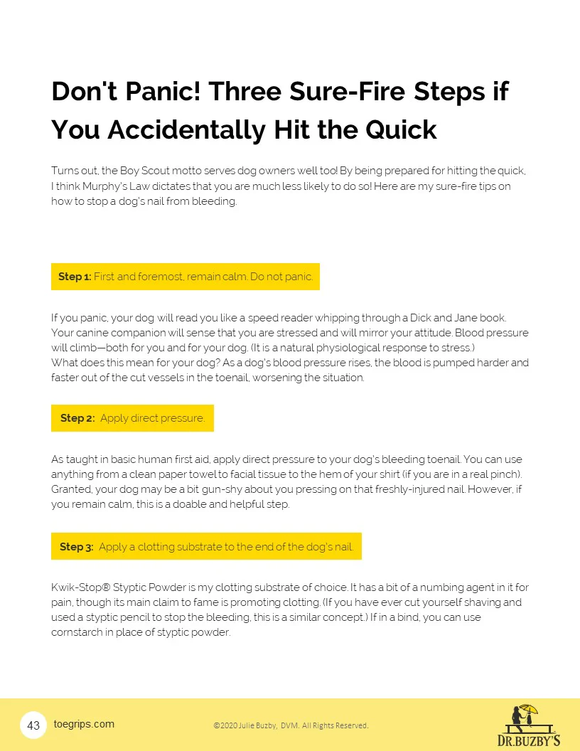 Ebook: How to Trim Your Dog’s Nails Without Blood, Sweat, or Tears - Image 7
