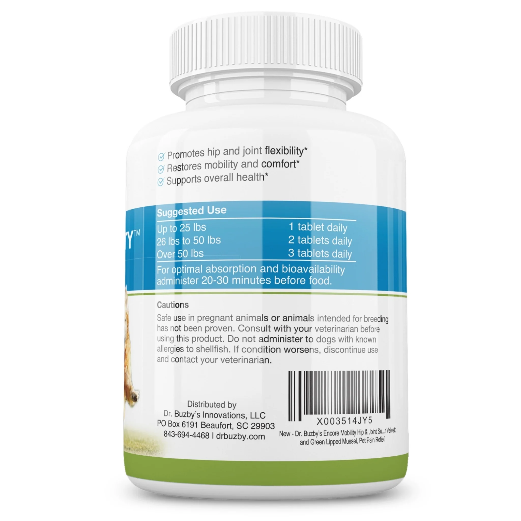 Dr. Buzby’s Encore Mobility™ Hip & Joint Supplement for Senior Dogs - Image 7