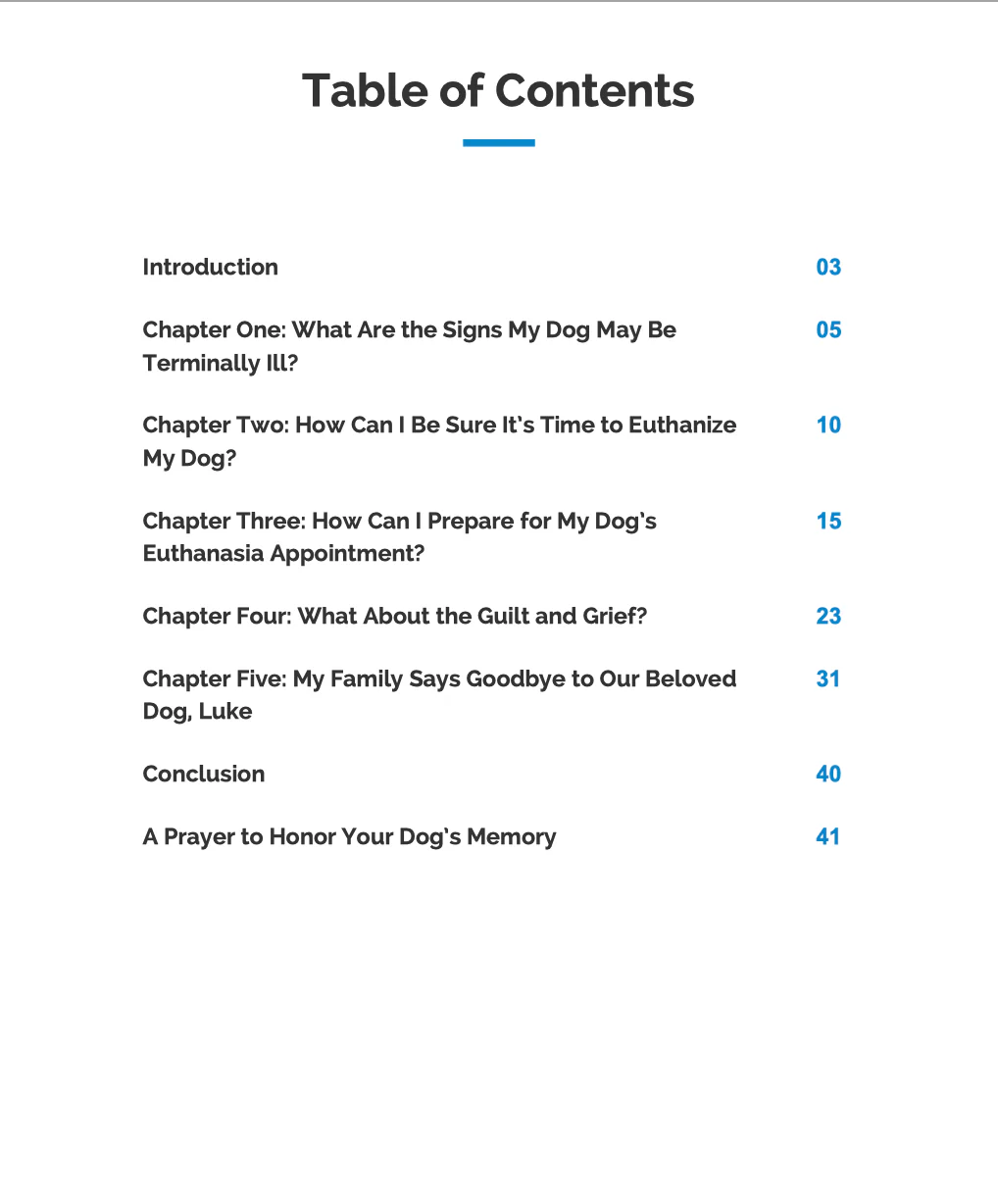 Dr. Buzby's Ebook: Saying Goodbye To Your Dog - Image 3